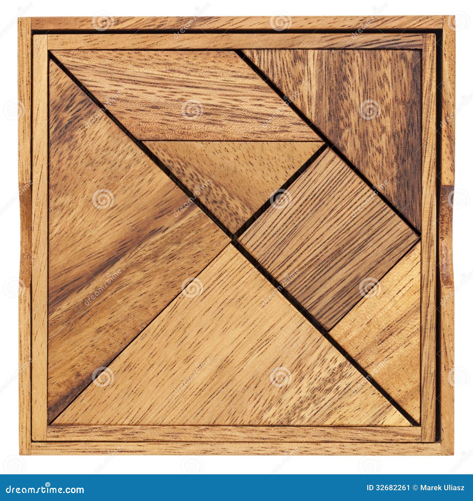 Tangram - Chinese Puzzle Game Stock Image - Image of 